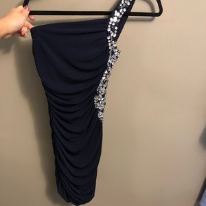 Navy blue dress
